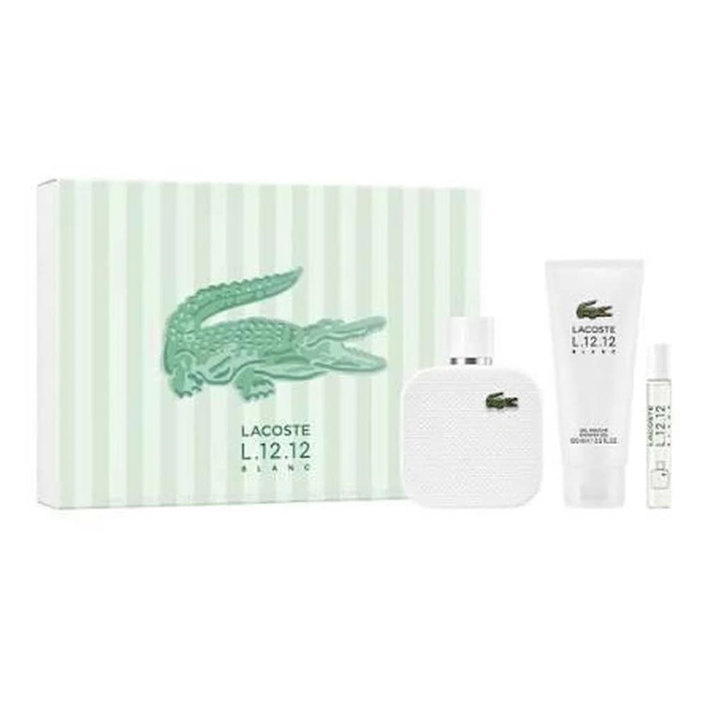 Lacoste Eau L12,12 Blanc Eau De Toilette 100ml Gel Doccia Miniatura