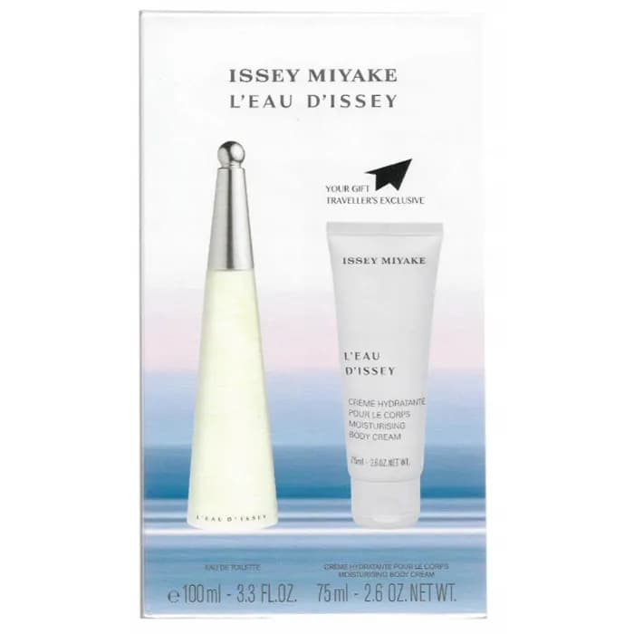 Issey Miyake L'Eau D'Issey Eau De Toilette Spray 100ml Set 2 Parti