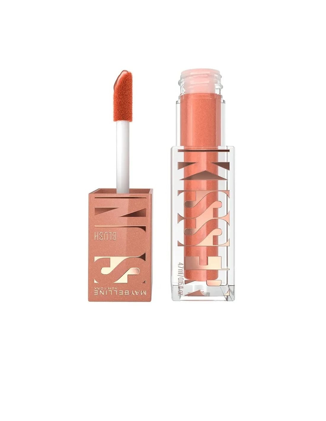 Maybelline Sunkisser Colorete y Bronceador Líquido 35-Spritzy Orange 4,7ml