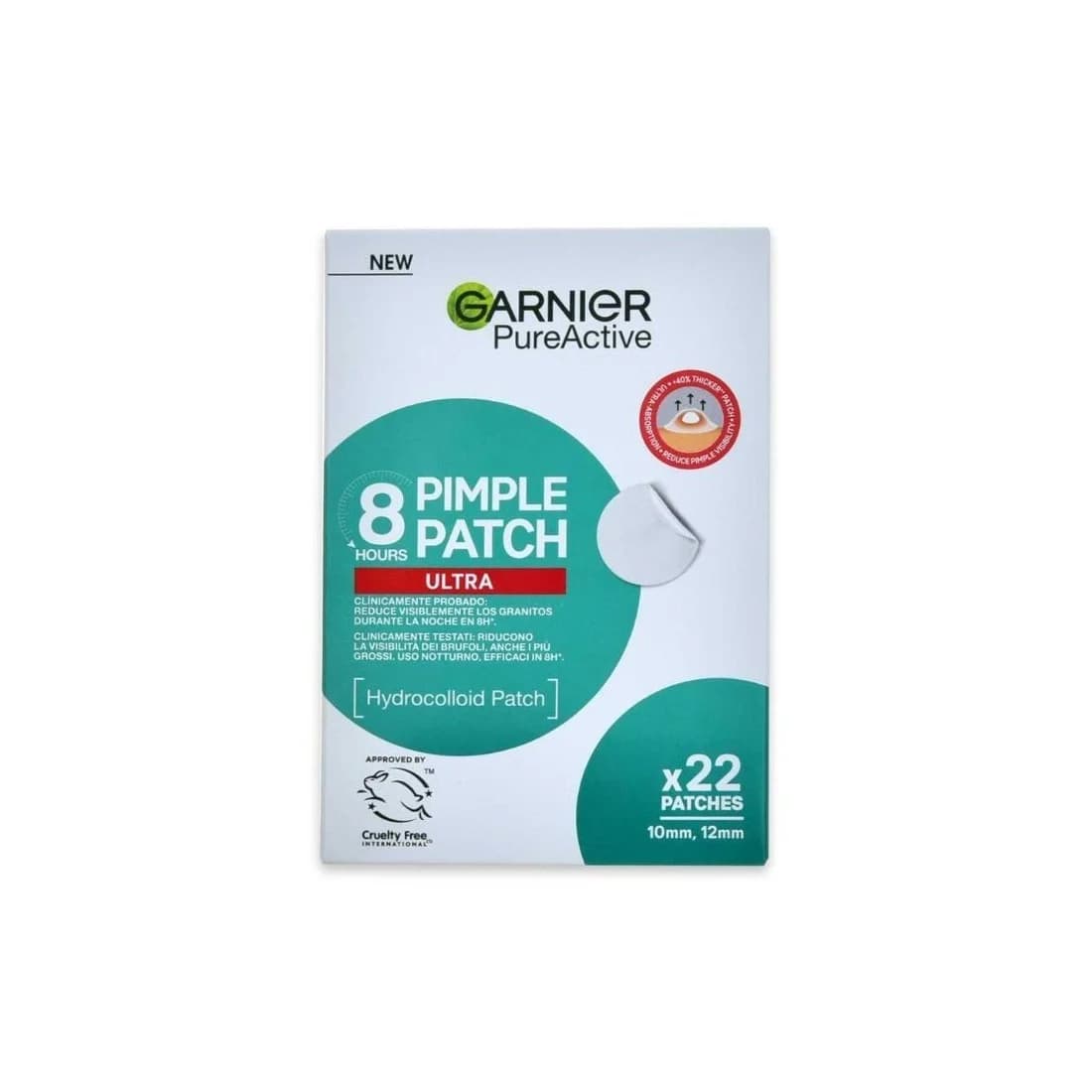 Garnier Pure Active Pimple Patch 8h 22 U