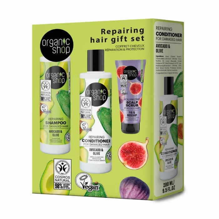 Organic Shop Repairing Hair Gift Set 3 Parti