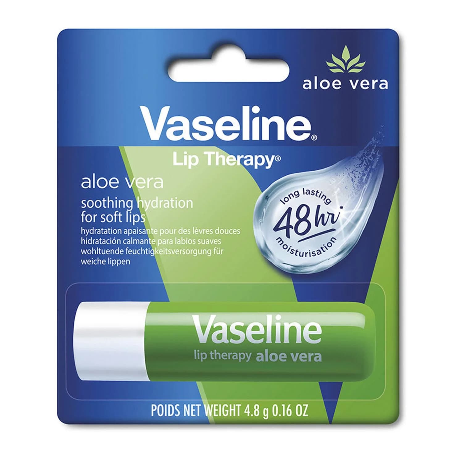 Vaseline Bálsamo Labbra Stick Aloe Vera 4,8g
