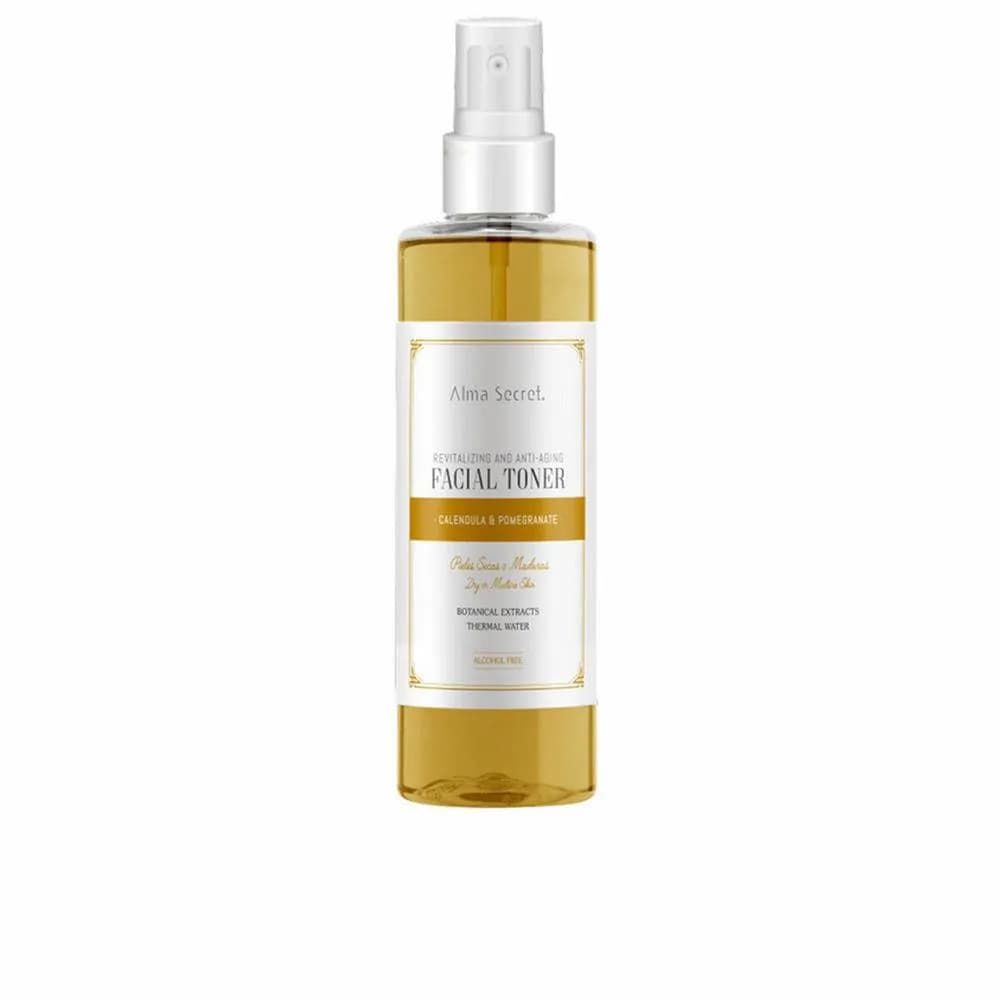 Alma Secret Facial Toner Revitalizante y Antiedad Con Caléndula y Granada 200ml