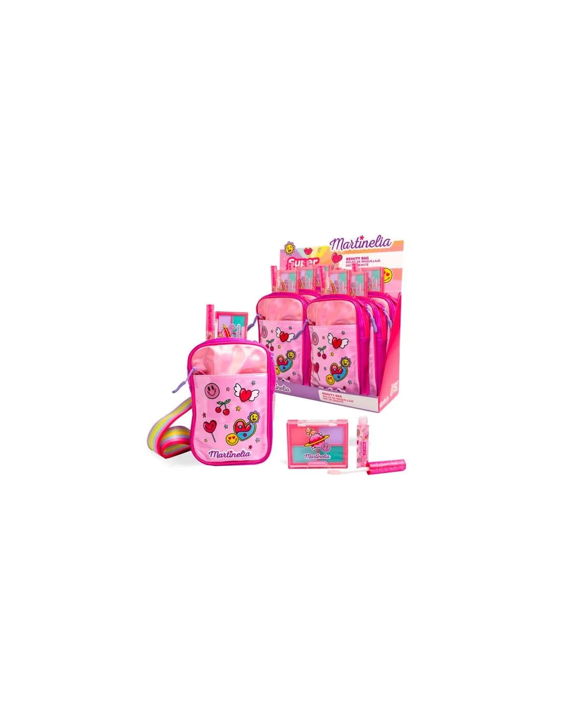 Martinelia Bolsito Cruzado Cosmetica Rosa