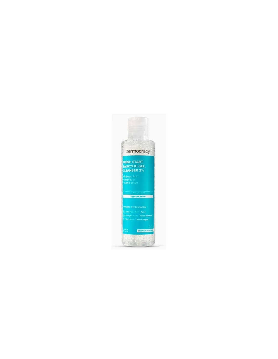 Dermocracy 2 [ácido Salicílico] Gel Limpiador Desmaquillante 200ml