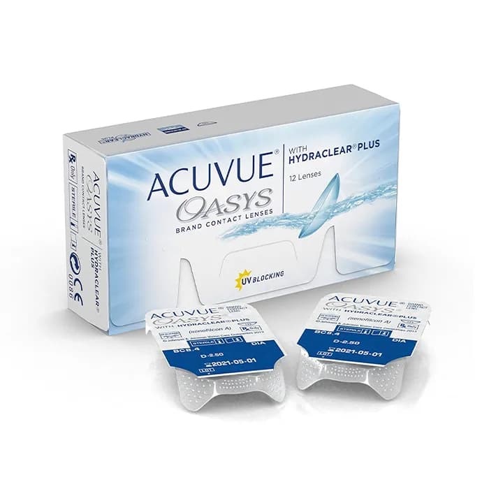 Acuvue Oasys Hydraclear Sostituzione Lenti a Contatto 2 Settimane -3.00 BC/8.4 12 Unità