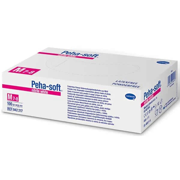 Hartmann Peha-Soft Nitrile White Di Medie Dimensioni