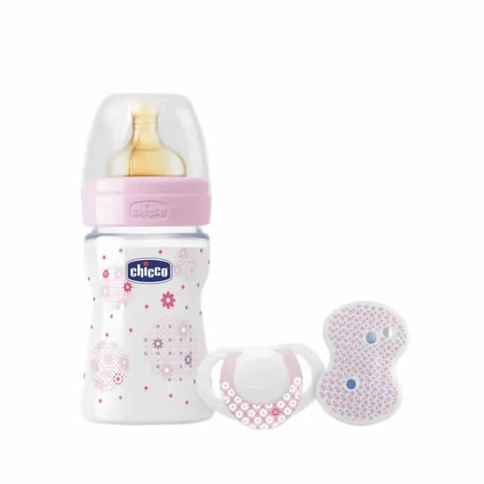 Chicco Regalo Well-Being Silicone "Mum Effect" Rose 0m+ Set 3 Parti