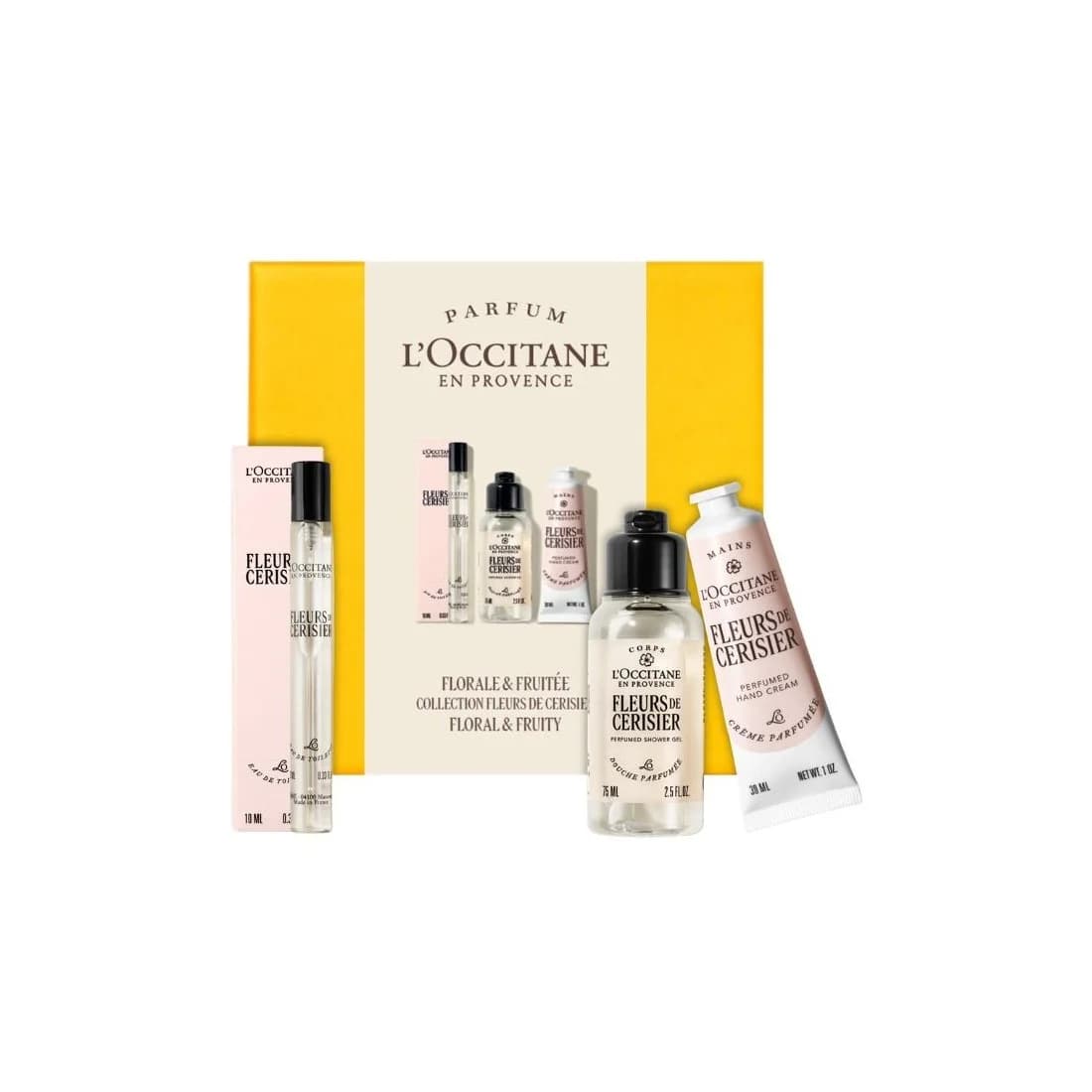 Set L'occitane Fleurs De Cetisier Routine