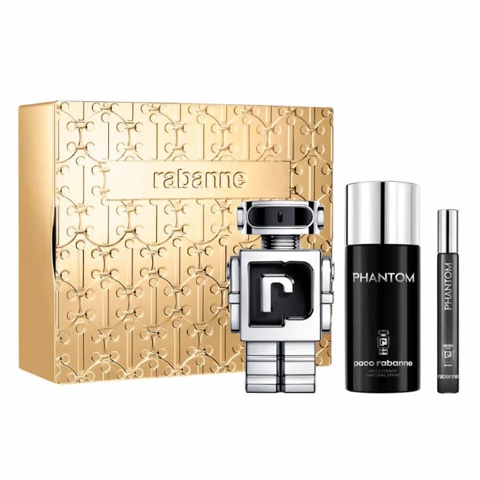 Rabanne Phantom Eau De Toilette Spray 100ml Set 3 Parti