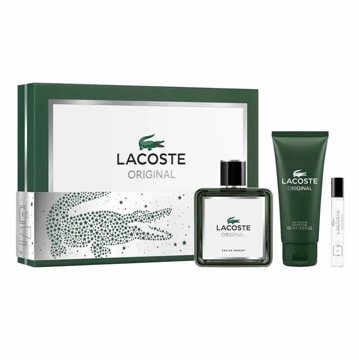 Lacoste Original Eau De Parfum Spray 100ml Set 3 Parti