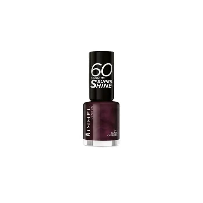 Rimmel 60 Seconds Super Shine 345 Black Cherries
