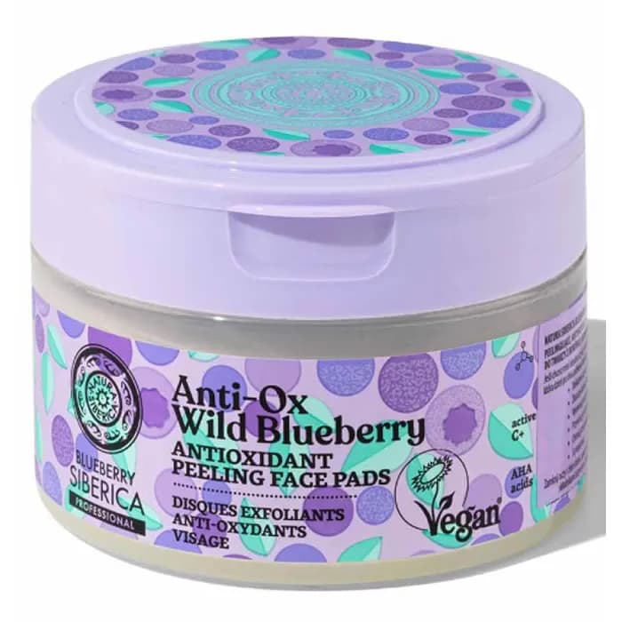 Natura Siberica Antioxidant Peeling Face Pads 20 Unità