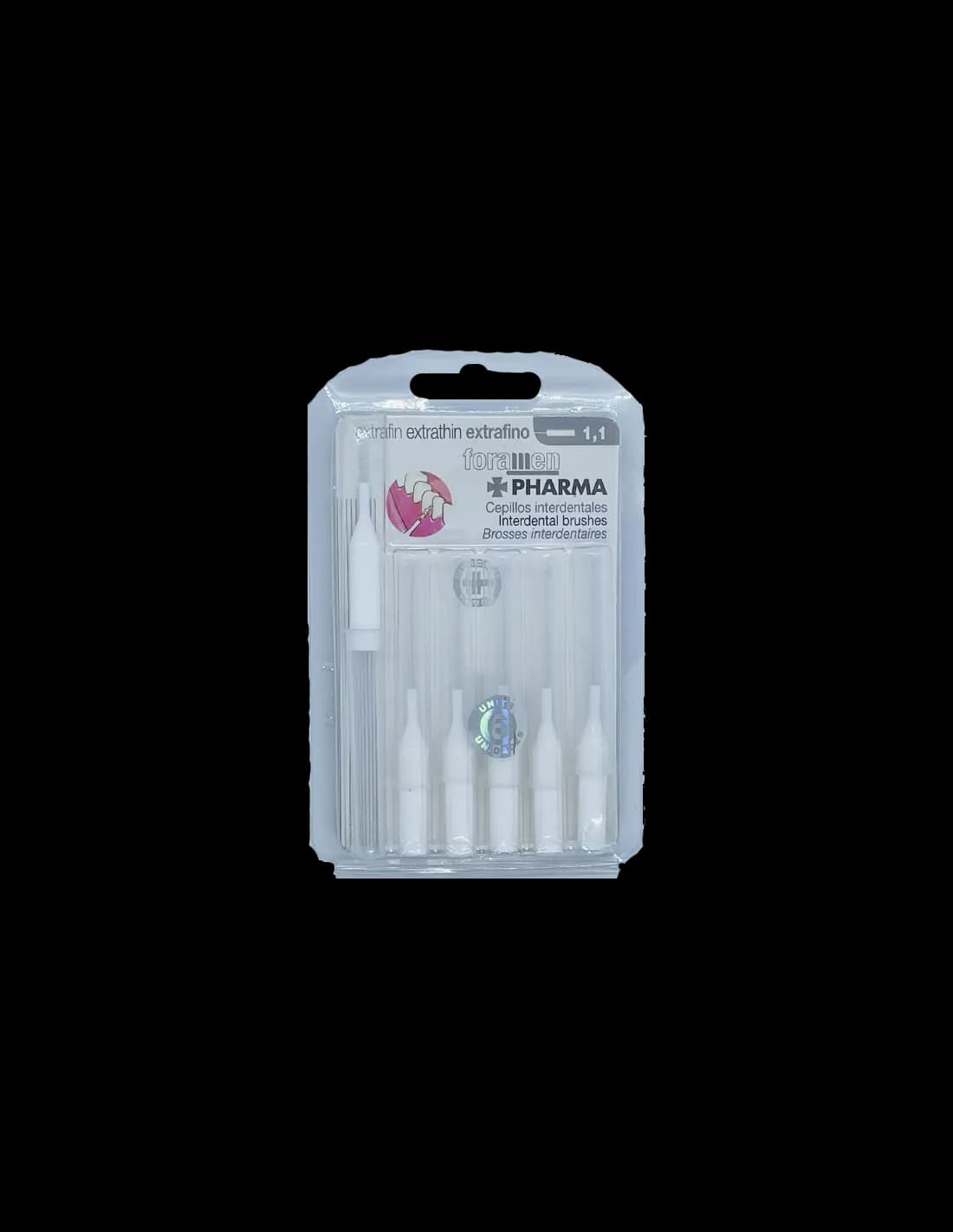 Foramen Cepillo Interdental Extrafino 1,1 6uds