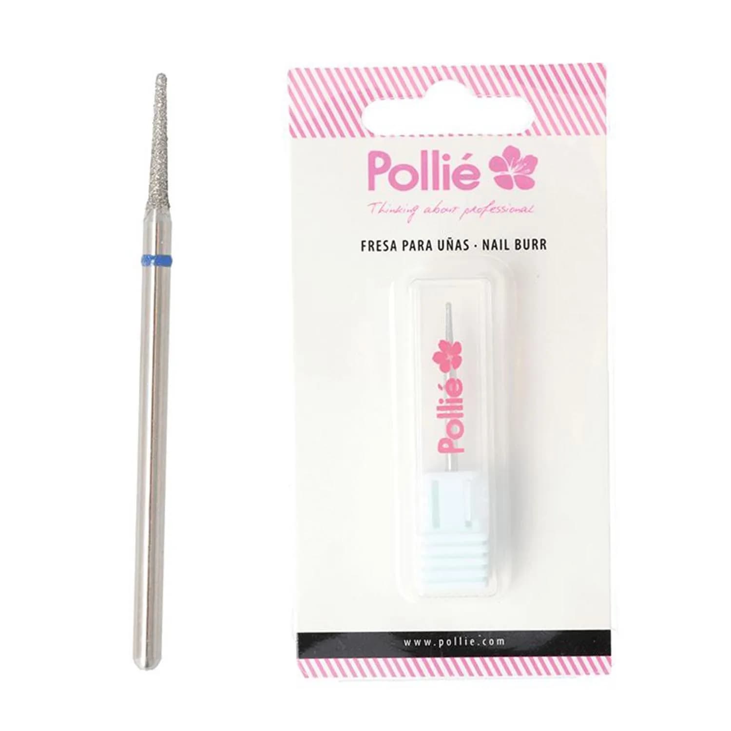 Eurostil Stainless Steel Long Tapered Drill Bit Nail Burr