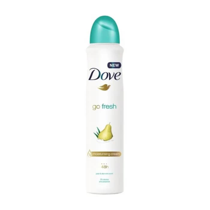 Dove Go Fresh Pear And Aloe Vera Deodorante Antiperspirant 48h Spray 250ml