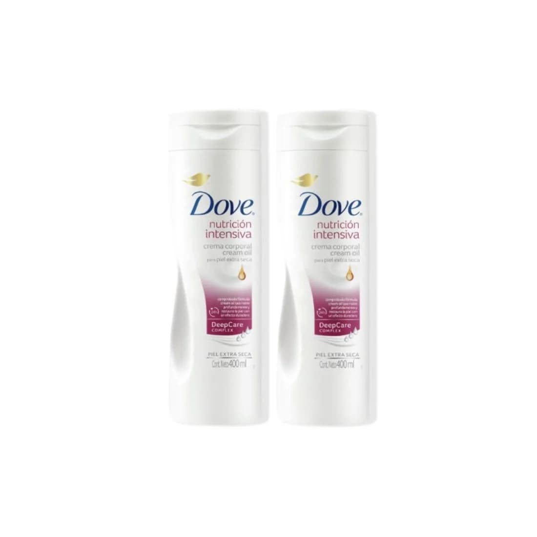 Dove Body Loc 400ml Intensiva Duplo