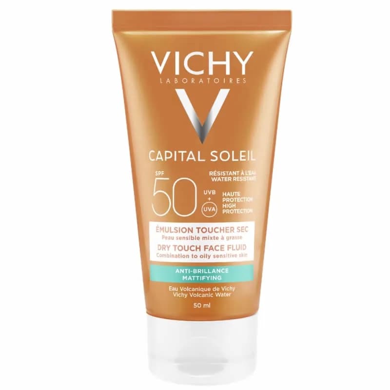 Vichy Ideal Capital Mattifying Face Fluid Dry Touch Spf50 50ml
