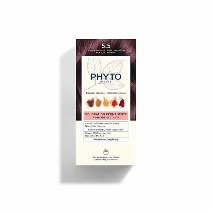 Phyto Hair Colour By Phytocolor 5.5 Light Mahogany Brown 180g