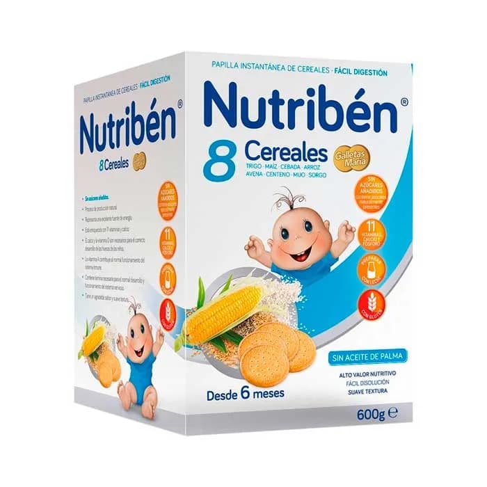 Nutribén 8 Cereali Maria Crackers 600g