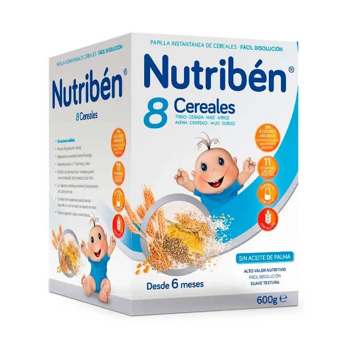 Nutribén Papilla 8 Cereali 600g