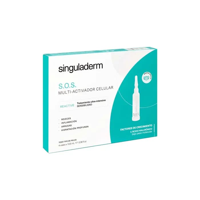 Singuladerm S.O.S. Attivatore multicellulare Trattamento ultra-intensivo per la sensibilità 4x10,5ml