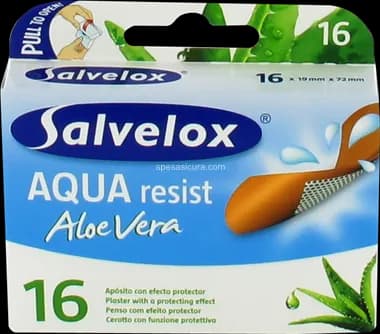 Salvelox Aqua Resist Aloe Vera 16 Uds
