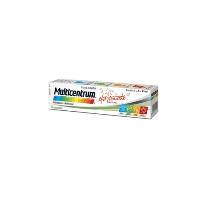 Multicentrum Effervescente Sapore D'arancia 20 Compresse