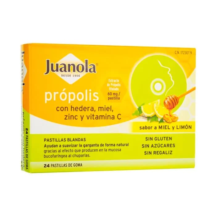 Juanola Propoli Hedera, Miele, Zinco e Vitamina C 24U