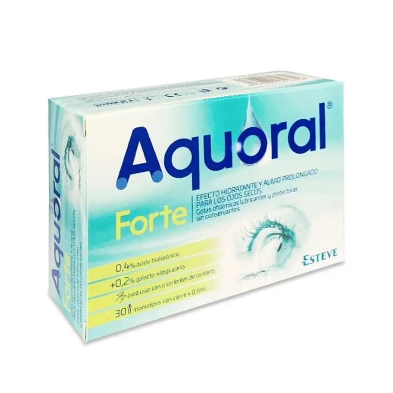 Esteve Aquoral Forte Gocce Oculari Acido Ialuronico 0,4 30 Monodose