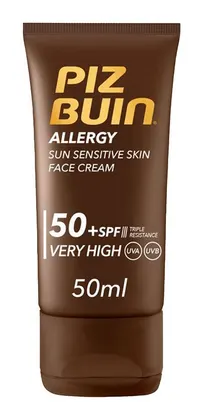 Piz Buin Allergy Sun Sensitive Skin Crema Viso Spf50 50ml