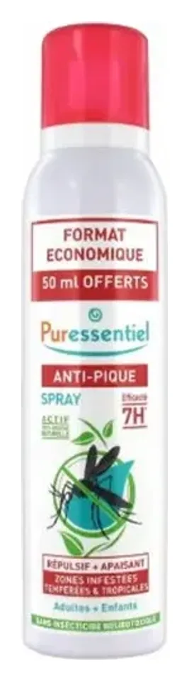 Puressentiel Anti-Bite Spray Repellent 7h Soothing 200ml