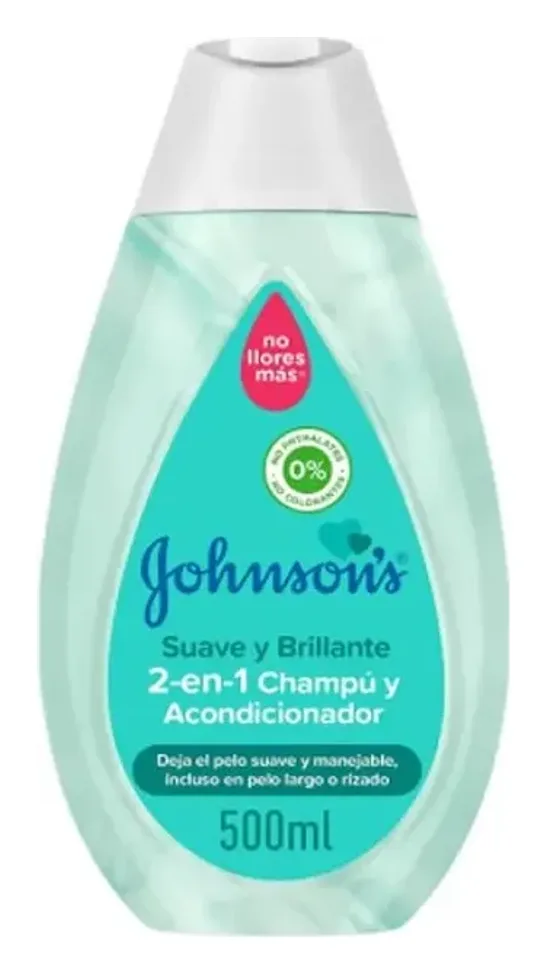 Johnson's Shampoo E Balsamo 2 In 1 Morbidi E Brillanti 500ml