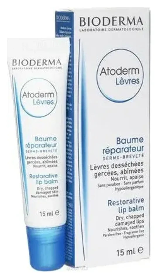 Bioderma Atoderm Balsamo Labbra Riparatore 15ml